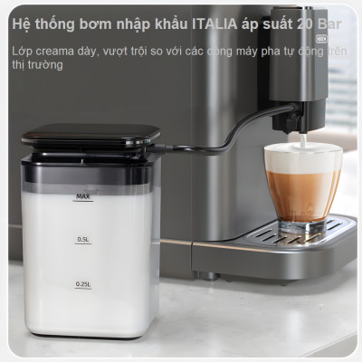 HÀNG NHẬP KHẨU - Máy pha cà phê tự động chuyên nghiệp, dùng cho quán cà phê, nhà hàng và khách sạn HiBREW H16