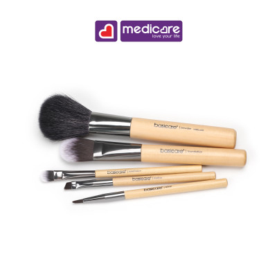 0131755 Bộ Cọ Trang Điểm BASICARE 1961 5 cái