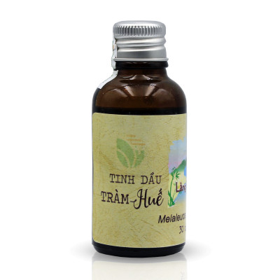 Tinh dầu Tràm Huế thương hiệu Làng Hạ 30ml (Cajeput oil): Sản phẩm đặc trưng truyền thống của Huế, giúp giải cảm, giảm nghẹt mũi, lọc không khí, đuổi muỗi - Hàng Chính Hãng