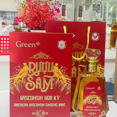 Rượu Sâm Wisconsin Hoa Kỳ (19% vol - 500ml)