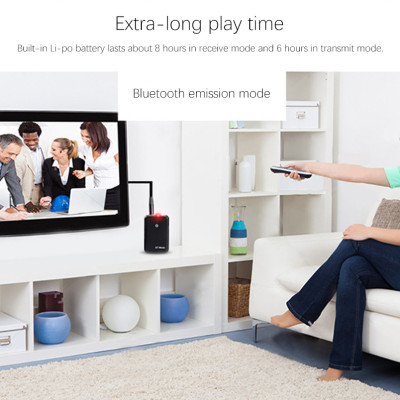 Hàng Chính Hãng - Bộ Thu Phát Bluetooth 2 in 1 YPF-03JA Bluetooth 4.2 Khoảng Cách Kết Nối 10-15m Chế Độ Chuyển Đổi Linh Hoạt Tương Thích Rộng Rãi Công Nghệ aptX Low Latency Pin Lithium 300mAh 8 Tiếng Nhỏ Gọn Kết Nối Dễ Dàng - ROGTZ