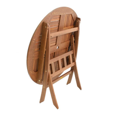 Bộ Bàn Punai 4 Ghế Xếp Paradiso IBIE NS4002A (100 x 100 x 72 cm) - Nâu