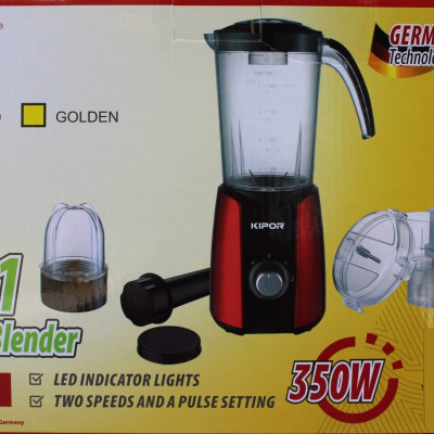 Máy Xay Sinh Tố 3 Cối Nhựa Đa Năng Kipor KP-S503 - Màu Ngẫu Nhiên - Chính Hãng