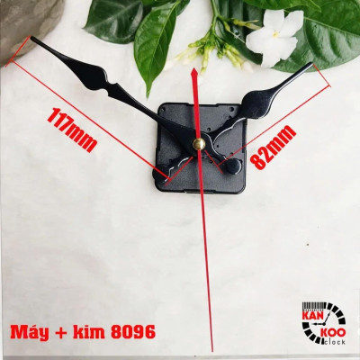 Máy đồng hồ treo tường HR1688-24H độc, lạ -  Máy chạy 1 vòng 24h (không giống các loại máy thông thường 1 vòng chạy 12h)