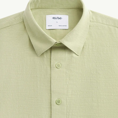 Áo sơ mi tay ngắn nam rã đô sau (2 màu) . Form Regular - ROUTINE 10F24SHS016 | ROUTINE CÀ MAU