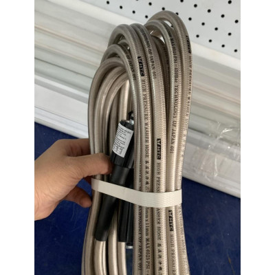 [Freeship]Dây xịt rửa xe HIỆU HTC LOẠI 20M,HTC6511-20W2 từ nhựa PVC áp lực cao 420 bar( 6090PSI), ĐK 6.5*11mm,