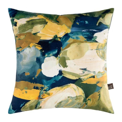 SCATTER BOX Vỏ Gối Cao Cấp nhập khẩu Ireland Anh Quốc JAGER màu NAVY/GREEN kích thước 45x45 cm phong cách hiện đại