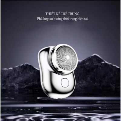 Máy Cạo Râu Mini, Xoay 360 Độ Chống Nước , Sạc USB Siêu Nhanh, Máy Cạo Râu Nam Bỏ Túi Tiện Dụng - HÀNG CHÍNH HÃNG MINIIN