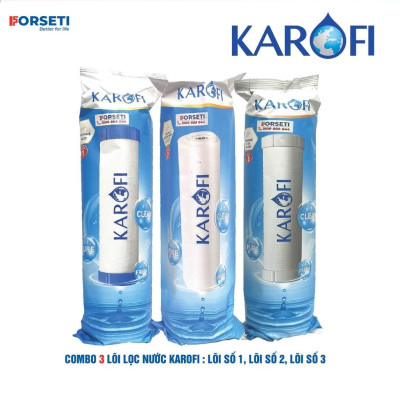Combo 8 lõi lọc nước Karofi hàng chính hãng dùng cho máy lọc nước Karofi máy sRO (KSI80)