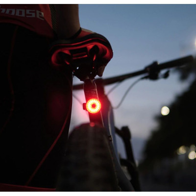 Đèn Đuôi LED Xe Đạp Thông Minh Cảnh Báo Ban Đêm Có Cảm Biến Chuyển Động Và Báo Đèn Khi Phanh Xe Chống Nước Sạc Điện USB MAILEE - Hàng Chính Hãng