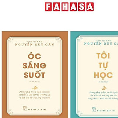 Sách - Combo Sách Óc Sáng Suốt + Tôi Tự Học (Bộ 2 Cuốn)