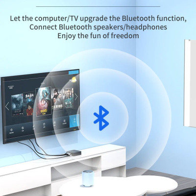 ROGTZ - Bộ Thu Phát Âm Thanh Bluetooth 5.0 2 Trong 1 BT-21, Hỗ trợ NFC, Pin 200mAh 8 Giờ, Chip Xử Lý Âm Thanh Thế Hệ Mới, 2 Cổng Âm Thanh RCA và AUX, Thiết Kế Nhỏ Gọn - Hàng Chính Hãng