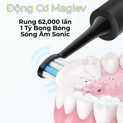 Bàn chải đánh răng Fairywill E11. Công nghệ Đức, tặng kèm 8 đầu bàn chải đủ dùng trong 2 năm