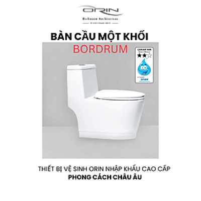 Bàn Cầu một khối nhập khẩu ORIN Bordrum	