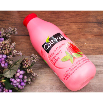 Sữa tắm COTTAGE Strawberry & Mint (hương Dâu và Bạc Hà) 750ml