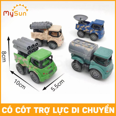 Bộ xe công trình đồ chơi cho bé mô hình xe ô tô cần cẩu xe ben cở cát xe bồn trộn bê tông đồ chơi