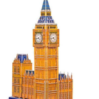 Mô Hình Giấy 3D Magic Puzzle: Tháp Đồng Hồ Big Ben B568-1 (190 Chi Tiết)