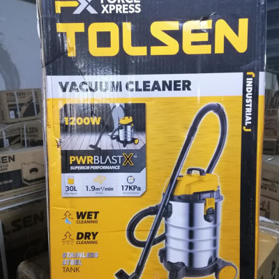 MÁY HÚT BỤI CÔNG NGHIỆP KHÔ VÀ ƯỚT 1200W TOLSEN 79608- HÀNG CHÍNH HÃNG