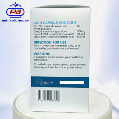 Combo Canxi + DHA cho bầu - Green Calcium Olympian Labs và Careline Fish Oil hỗ trợ xương, trí não cho mẹ và bé