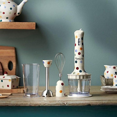 Máy Xay Cầm Tay Russell Hobbs Emma Bridgewater 24703 Polka Dot 3-in-1 Màu Kem Hàng chính hãng