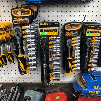 BỘ TUÝP VÀ CẦN MỞ 3/8 INCH HỆ INCH 12 CHI TIẾT TOLSEN 15391 - HÀNG CHÍNH HÃNG