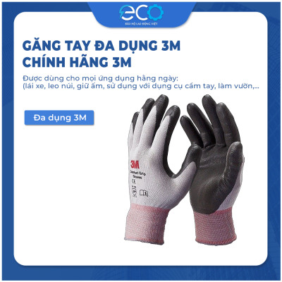 Găng tay đa dụng 3M. Bao tay bảo hộ lao động an toàn khi làm việc, lao động thao tác chuẩn xác