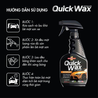 Dung Dịch Đánh Bóng Nhanh Sơn Ô Tô SUPERONE Quick Wax Detailer - Exterior SOUTHWALL A202