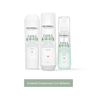 Xịt Dưỡng Xoăn Goldwell Curls & Waves Cấp Ẩm Chuyên Sâu, Tóc Bồng Bềnh Dễ Vào Nếp 150ml