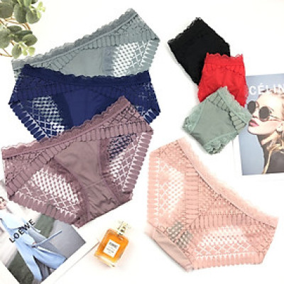 COMBO 5 QUẦN LÓT NỮ REN PHỐI THUN SANG XỊN MỊN 30200