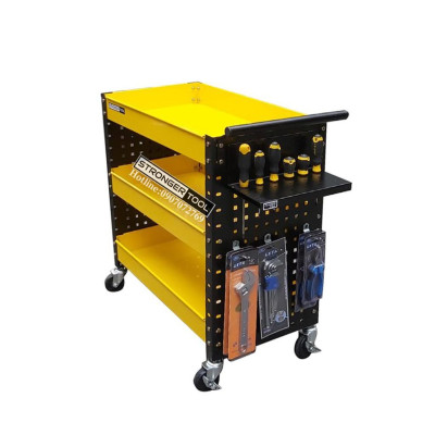XE ĐẨY 3 NGĂN CÓ 2 TẤM HÔNG STRONGER TOOL