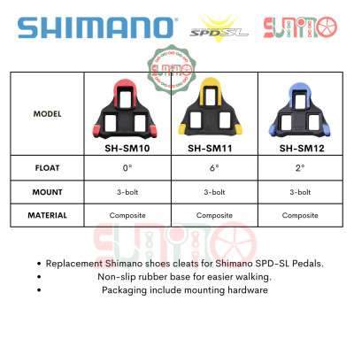Can giày xe đạp road SHIMANO SPD-SL Cleat fullbox chính hãng