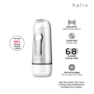 Máy Tăm Nước Cầm Tay 6 Chế Độ Halio Professional Cordless Oral Irrigator