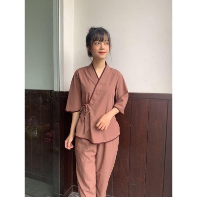 ĐỒ LAM ĐI CHÙA PHÁP PHỤC PHẬT GIÁO #xéo nhật nơ