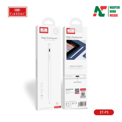 Bút Cảm Ứng Từ Tính Earldom ET - P3 - Hàng Chính Hãng