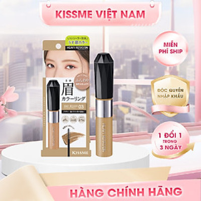 Mascara Chải Đổi Màu Lông Mày EX Kissme Heavy Rotation Chống Trôi Siêu Bền Màu Nâu Tro EX Kissme Heavy Rotation 8 G