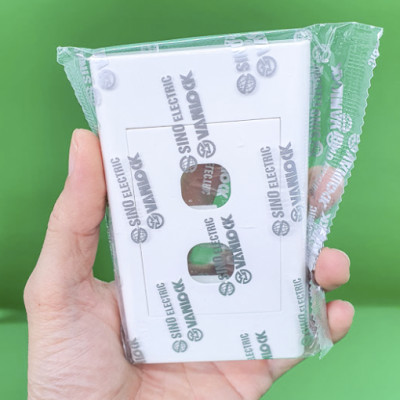 Mặt 2 module hạt tròn Sino Vanlock S182/X