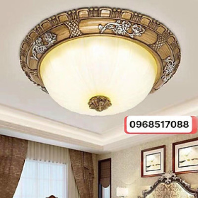 ĐÈN ỐP TRẦN KIỂU CỔ ĐIỂN , ĐÈN ỐP SẢNH, ỐP HÀNH LANG  PHI 350MM - 3 CHẾ ĐỘ ÁNH SÁNG