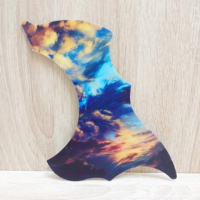 Miếng Dán Chống Trầy Guitar Acoustic – Thiết Kế 3D Phong Cảnh