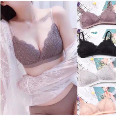 Áo lót nữ rẻ đẹp ️️ Áo Lót Ren Không Gọng, Đêm Mỏng - Áo chip nữ xuất Nhật ren hoa baby quyến rũ