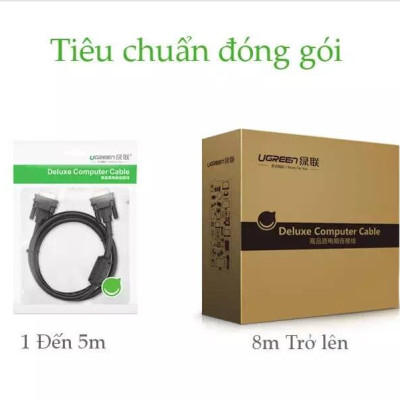 Ugreen UG11673VG101TK 1M màu Đen Cáp tín hiệu 2 đầu VGA - HÀNG CHÍNH HÃNG