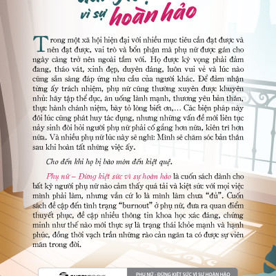 Phụ nữ - Đừng kiệt sức vì sự hoàn hảo