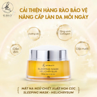 MẶT NẠ NGỦ CHIẾT XUẤT HOA CÚC SLEEPING MASK - HELICHRYSUM KN BEAUTY 50G