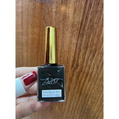 Chai Cồn Loang B281 Trắng Đen 15ml, Sơn Cồn Loang Thủy Tinh Cao Cấp, Tạo Hiệu Ứng Vân Đá Đẹp Mắt, Làm Nail Chuyên Nghiệp