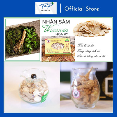 [Freeship Xtra] Nhân Sâm Wisconsin Hoa Kỳ (Sâm Mỹ) Nguyên Củ 4 tuổi 50g, 100g: Bồi Bổ Sức Khỏe, Tăng Sức Đề Kháng, Điều Hòa Lipid Máu.
