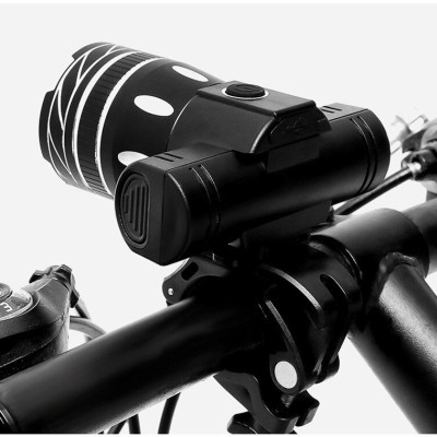 Combo Đèn Pha Trước Cho Xe Đạp Siêu Sáng Sạc Được USB Chống Nước (Kèm Chân Đế Trượt) Và Đèn Hậu Cảnh Báo (Màu Đỏ) Xe Đạp Led Gắn Đuôi Phía Sau Mai Lee