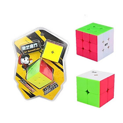 QYToys - QY3072 Bộ Khối Rubik teaching (2x2 +3x3), Đồ chơi Rubik Phát Triển Tư Duy, Sáng Tạo