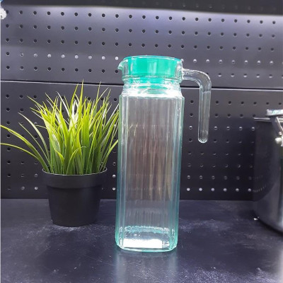 Bình thủy tinh đựng nước trong suốt Luminarc Quadro Ice Green 1,1L - L0534