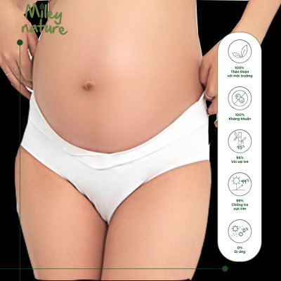 Quần Lót Bầu Cạp Chéo Vải Sợi Thiên Nhiên Cao Cấp Miley Nature Miley Lingerie PRB0200