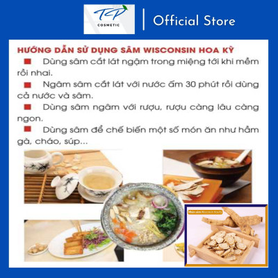 [Freeship Xtra] Nhân Sâm Wisconsin Hoa Kỳ (Sâm Mỹ) Nguyên Củ 4 tuổi 50g, 100g: Bồi Bổ Sức Khỏe, Tăng Sức Đề Kháng, Điều Hòa Lipid Máu.