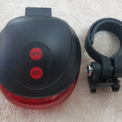 Đèn hậu cảnh báo xe đạp gắn phía sau siêu sáng giúp đạp xe an toàn ban đêm,nhiều chế độ chỉnh - Hàng chính hãng